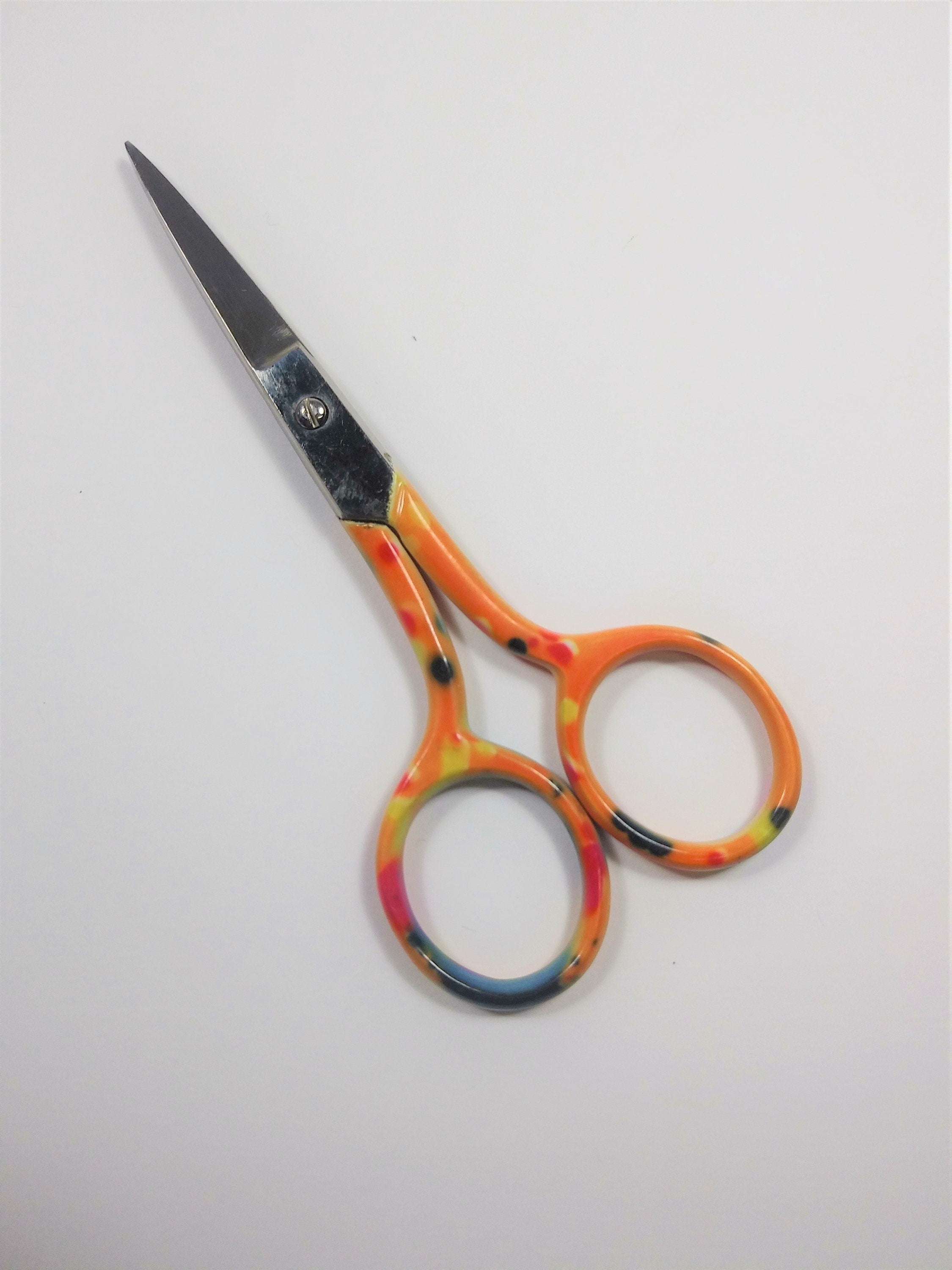 Needlepoint Scissors 4" Fall themed (from USA)