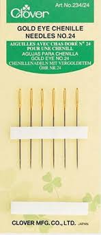 Gold Eye Chenille Needles #24