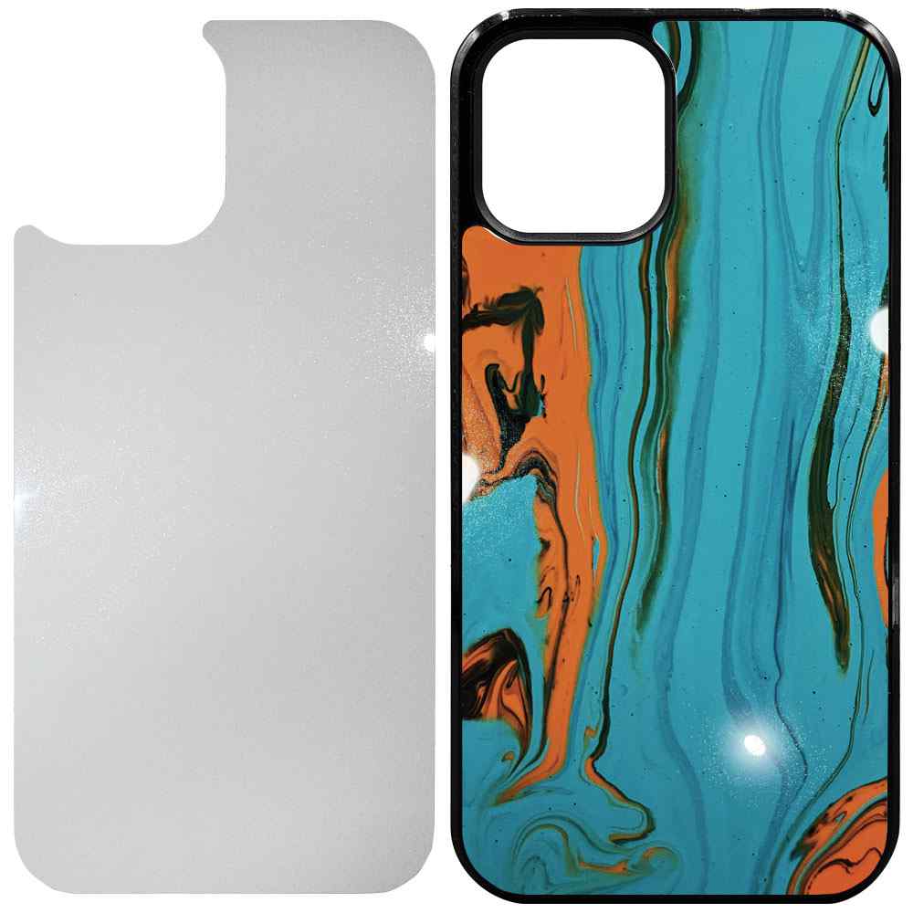 Sublimation Blank Case with Sparkle Inserts for iPhone 11/12