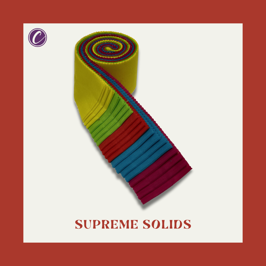 Supreme Solids - 2.5" Roll - Rainbow (20 cuts)