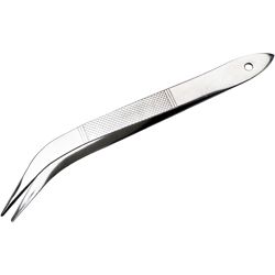 Stainless Bent Tweezers 5 #TWE5