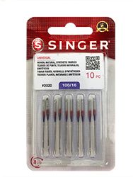 Universal (Sharp Point) Needle, Singer Red Band 100/16 #S2020-16-10P