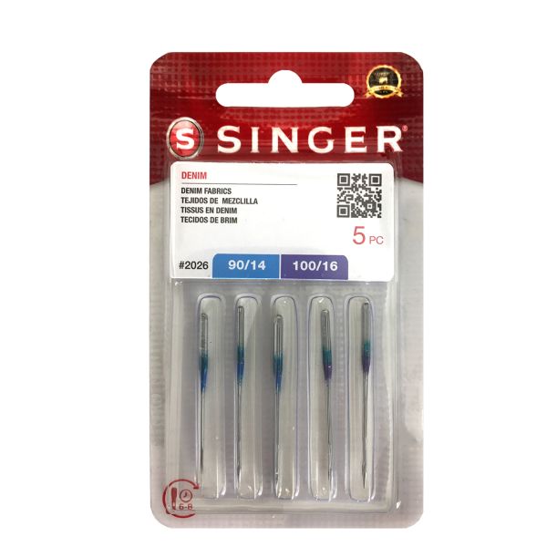 Denim Needle, Singer Assorted (#826R) #S2026-AS