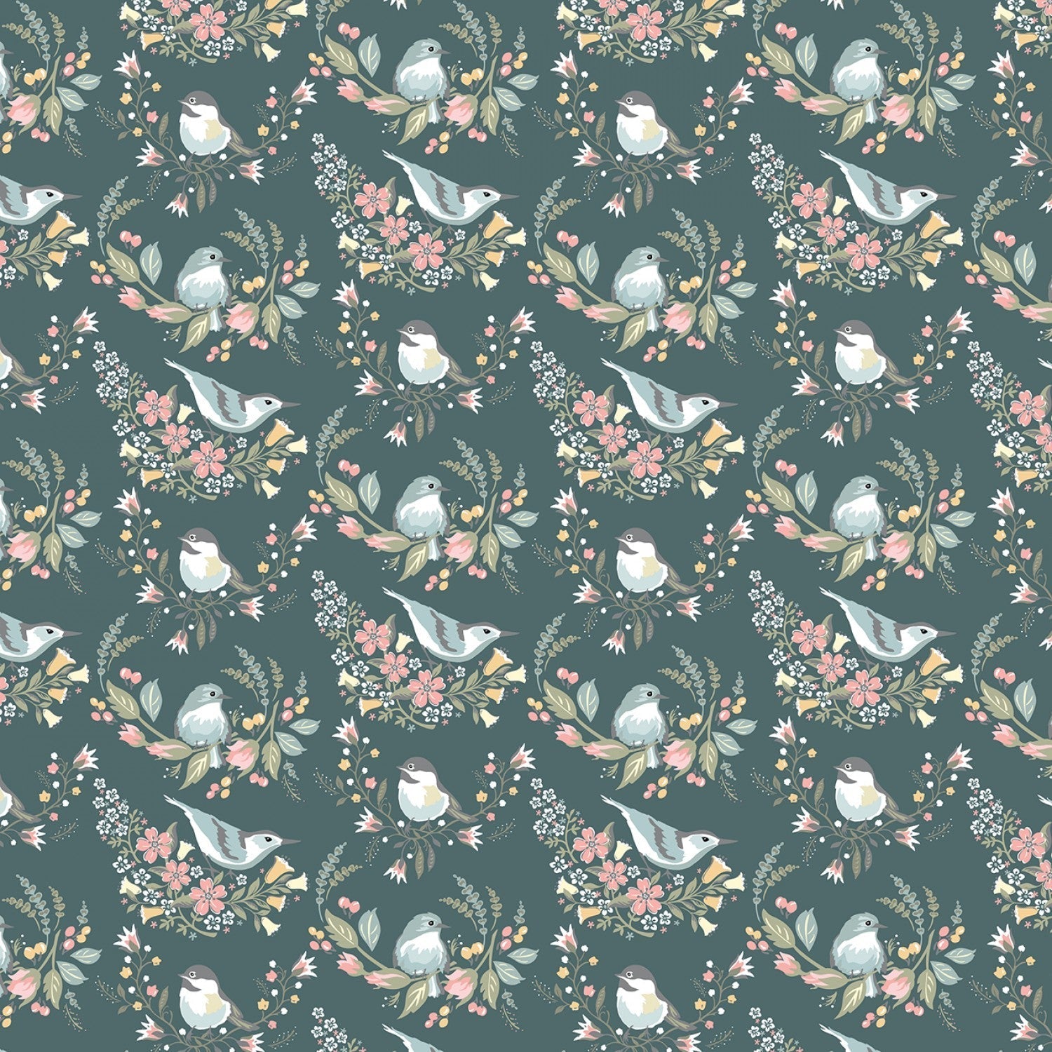 Songbird Serenade Fabric Collection by Poppie Cotton