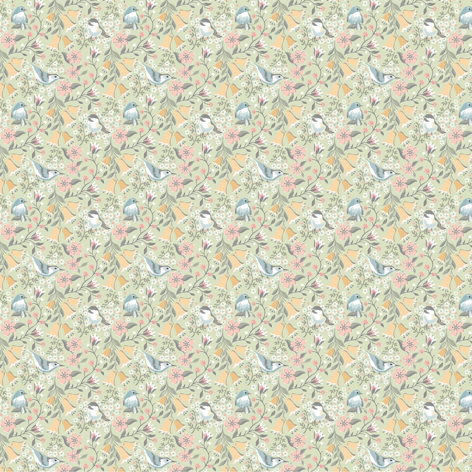 Songbird Serenade Fabric Collection by Poppie Cotton