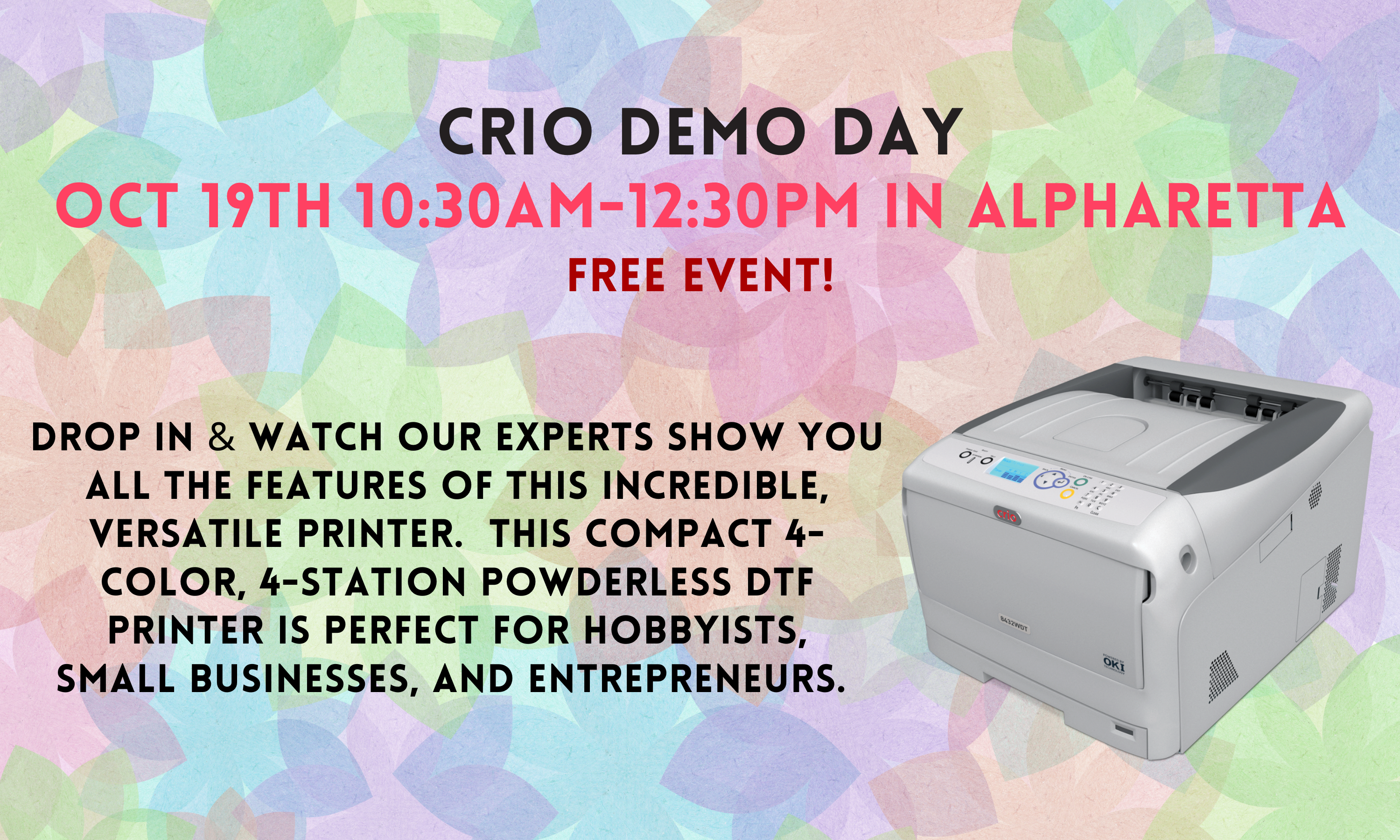 CRIO Demo Day 10/19