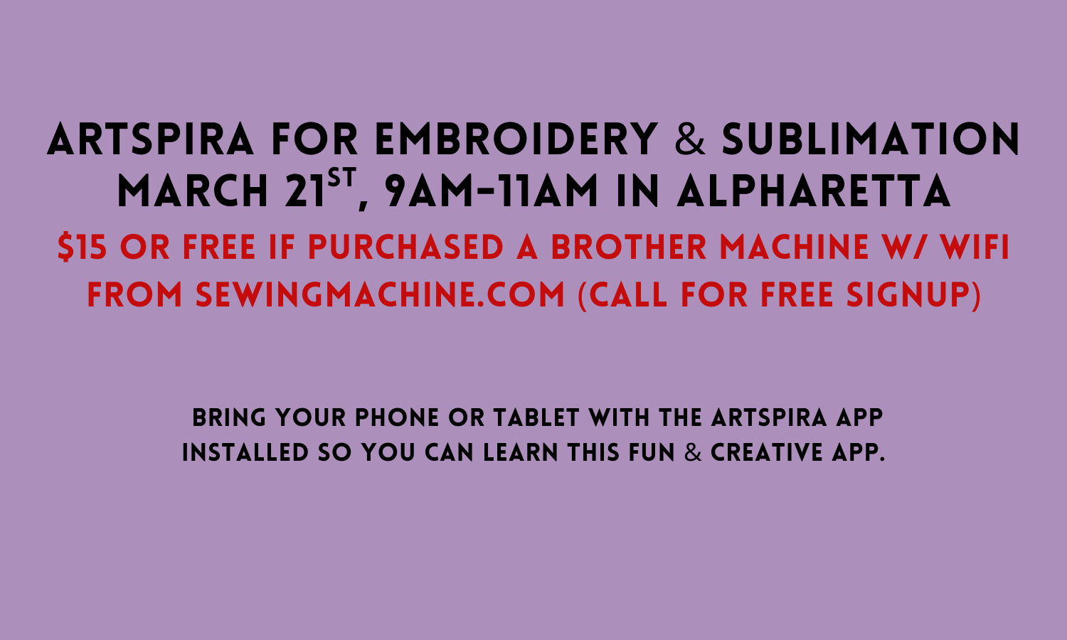 Artspira for Embroidery & Sublimation 3/21