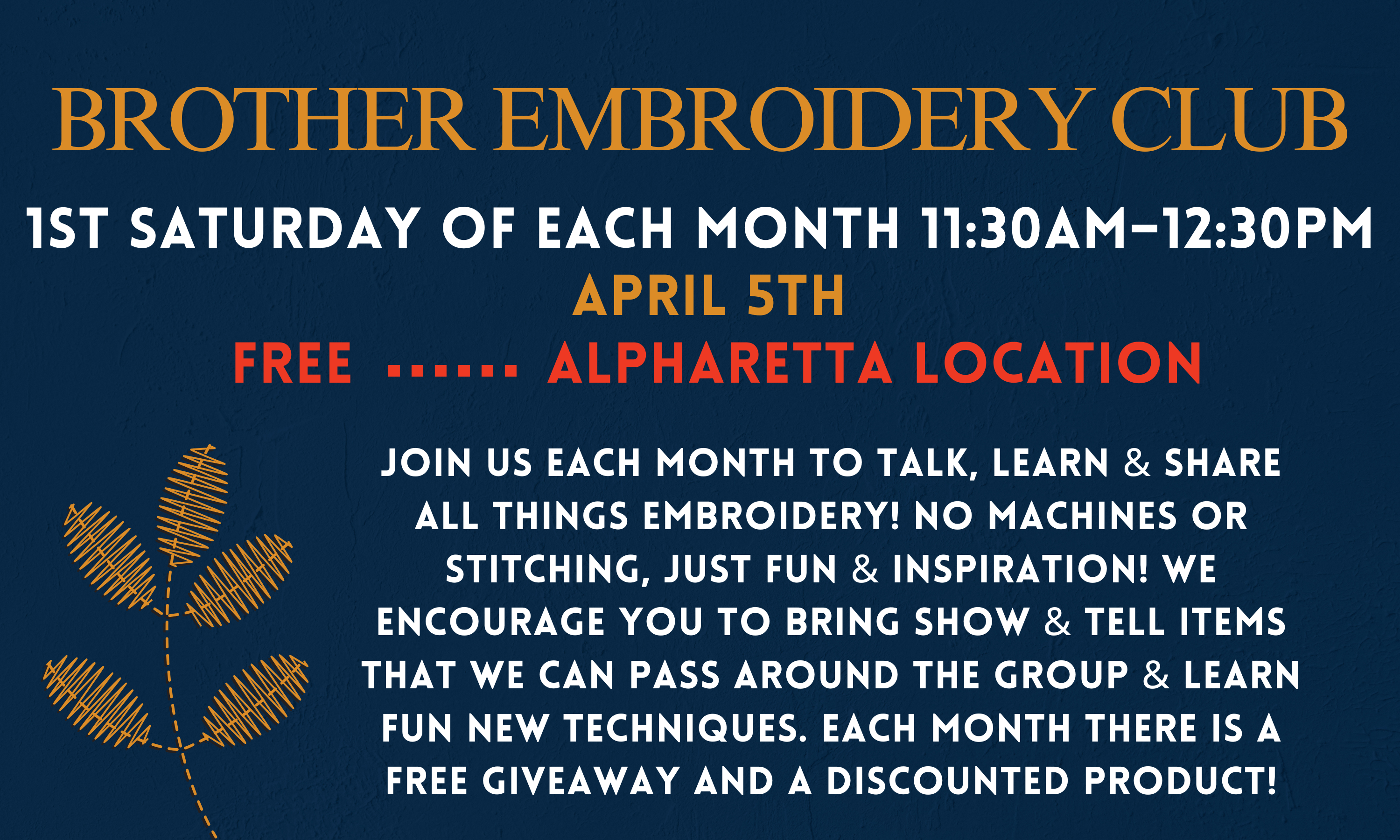 Brother Embroidery Club 4/5