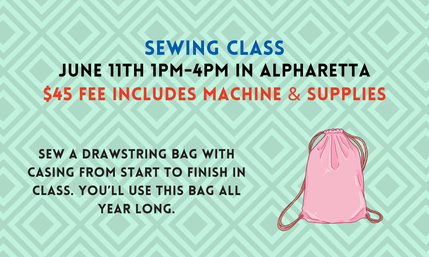 Sewing Class 6/11