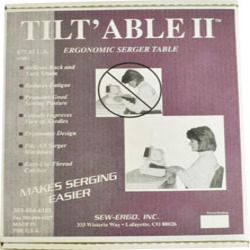 TILT'ABLE II PORTABL TABLE #TT-2