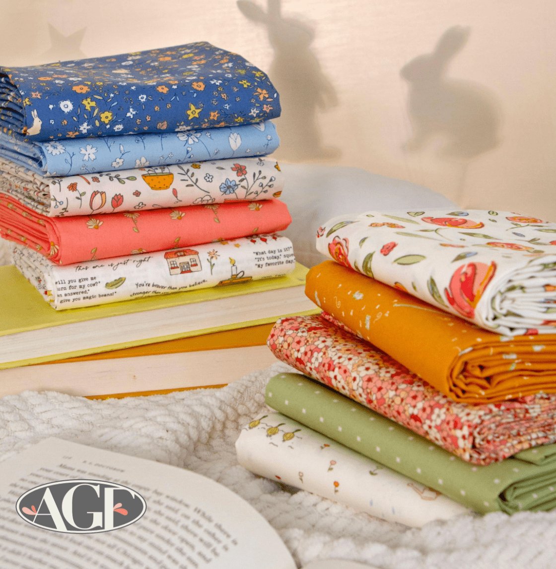 Vintage Bows Fabric Quilt Kit