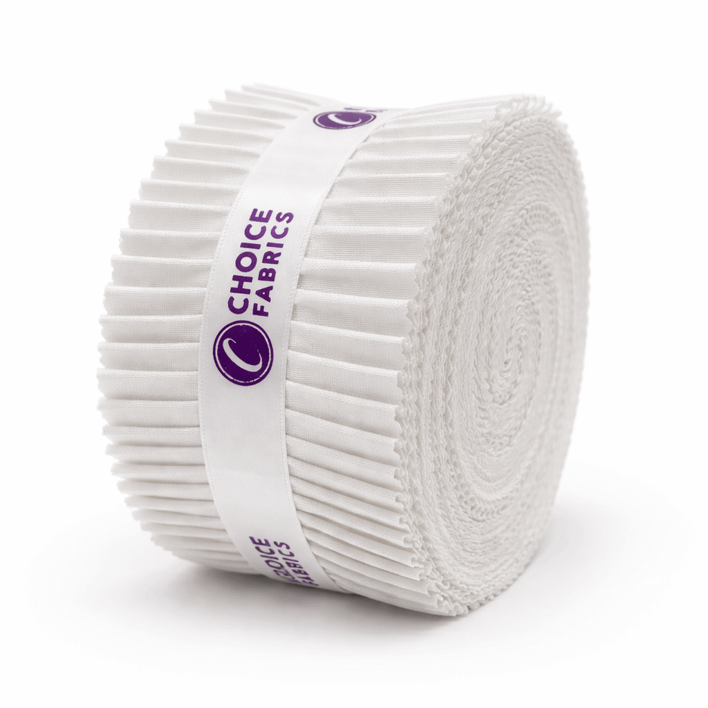 Supreme Solids - 2.5" Roll - White (40 Strips)
