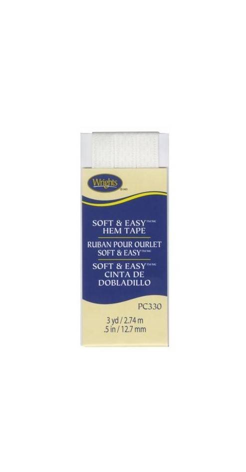 Soft and Easy Hem Tape White 3 yd