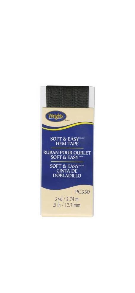 Soft and Easy Hem Tape Black 3yd