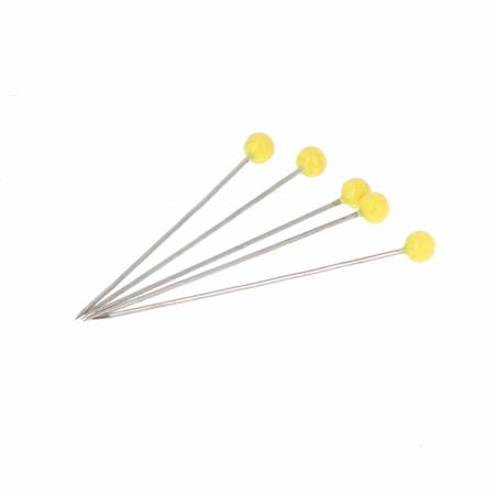 Yellow Head Quilting Pin Size 28 - 1 3/4in 80ct