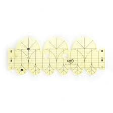 QS Machine Quilting Ruler  Precision 3 & 1.5 Arc