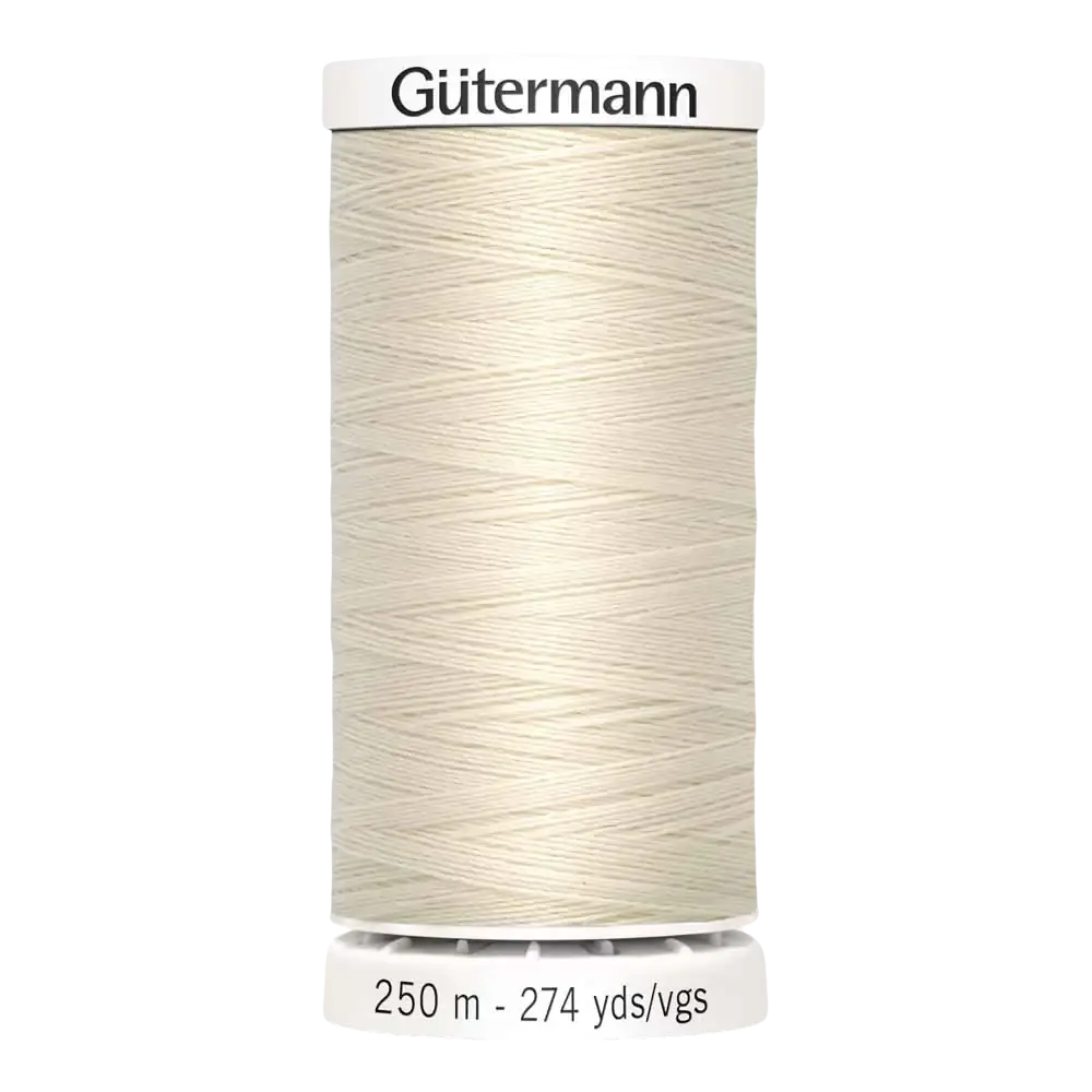Gütermann Sew All Poly - 022 Eggshell - 274yds