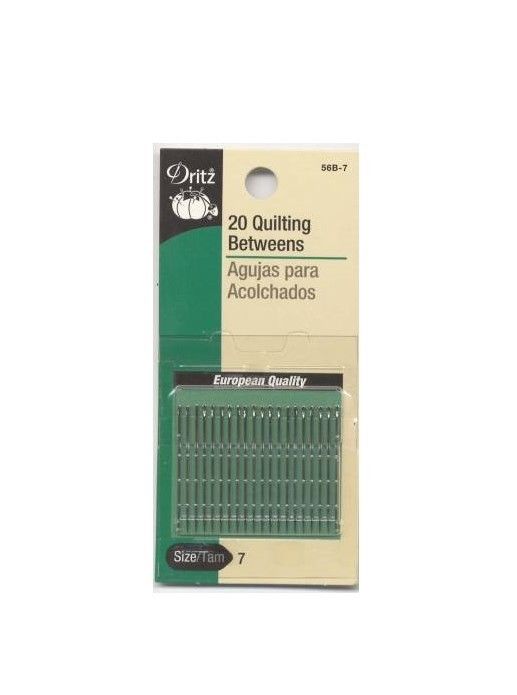 Between/Quilting Ndls SZ 7 20ct