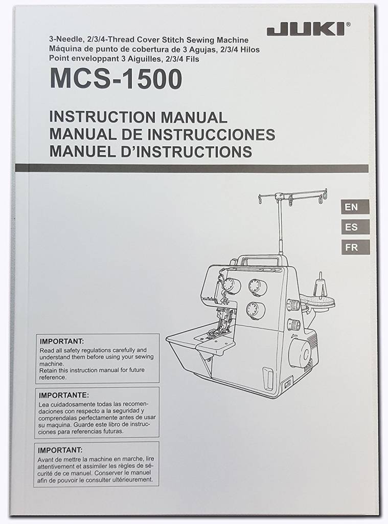 Juki MCS-1500 Cover Stitch and Chain Stitch Machine