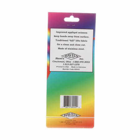 Havels Double Pointed Duckbill Applique Scissors 6in
