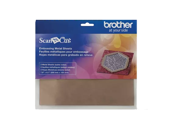 ScanNCut Brass Metal Sheets CAEBSBMS1