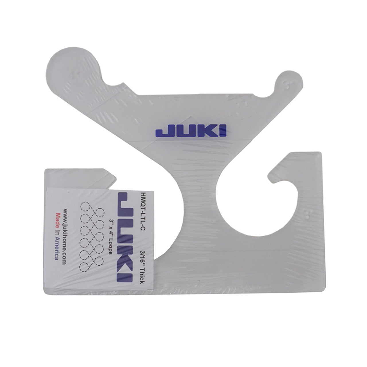 Juki 3"x4" Loops Ruler 3/16"