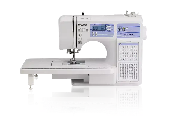 Brother HC1850 185-Stitch Computerized Sewing Machine with Wide Table