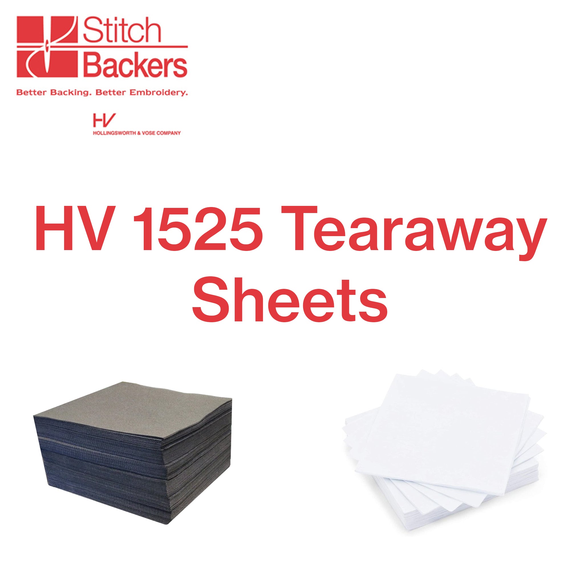 HV 1525 Tearaway 1.5oz Sheets