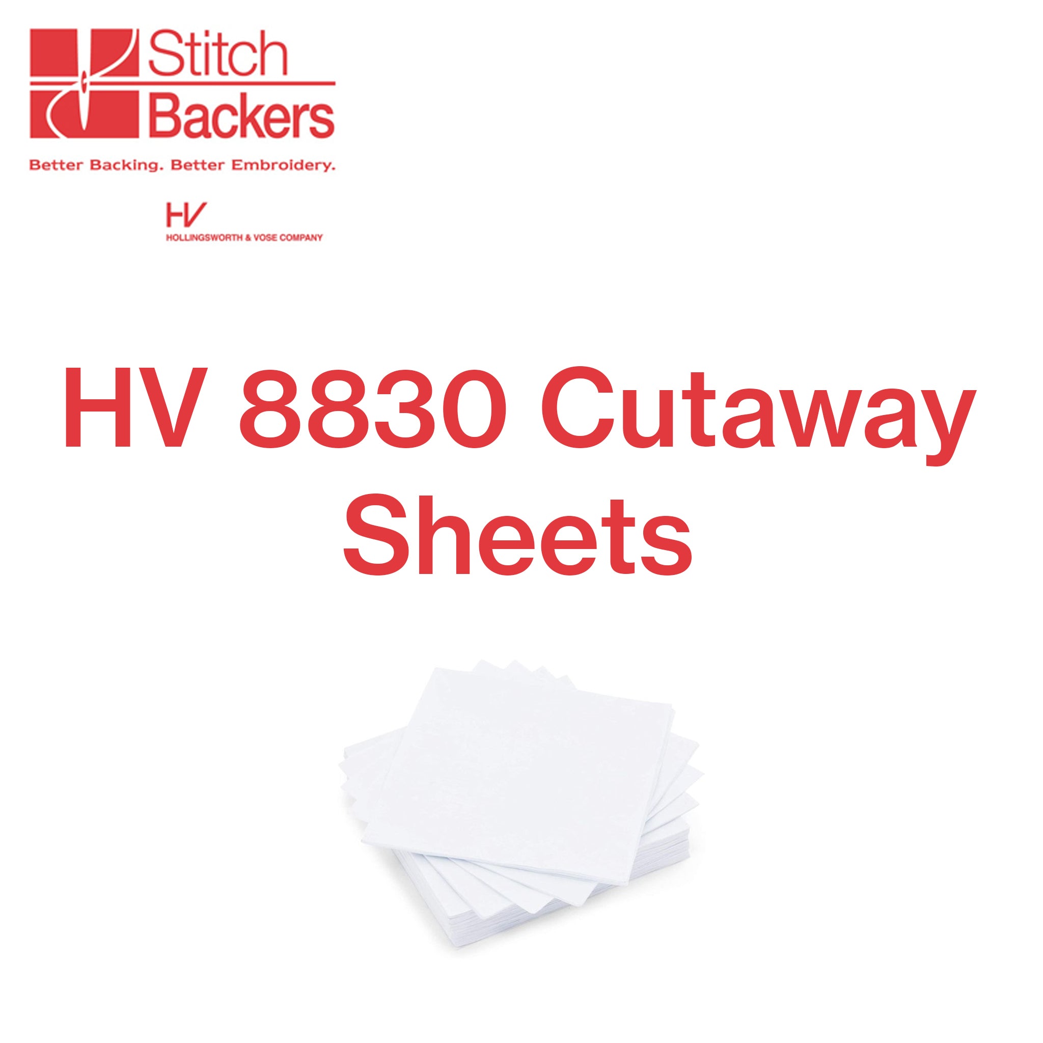 HV 8830 Soft Cutaway 3.0oz Sheets