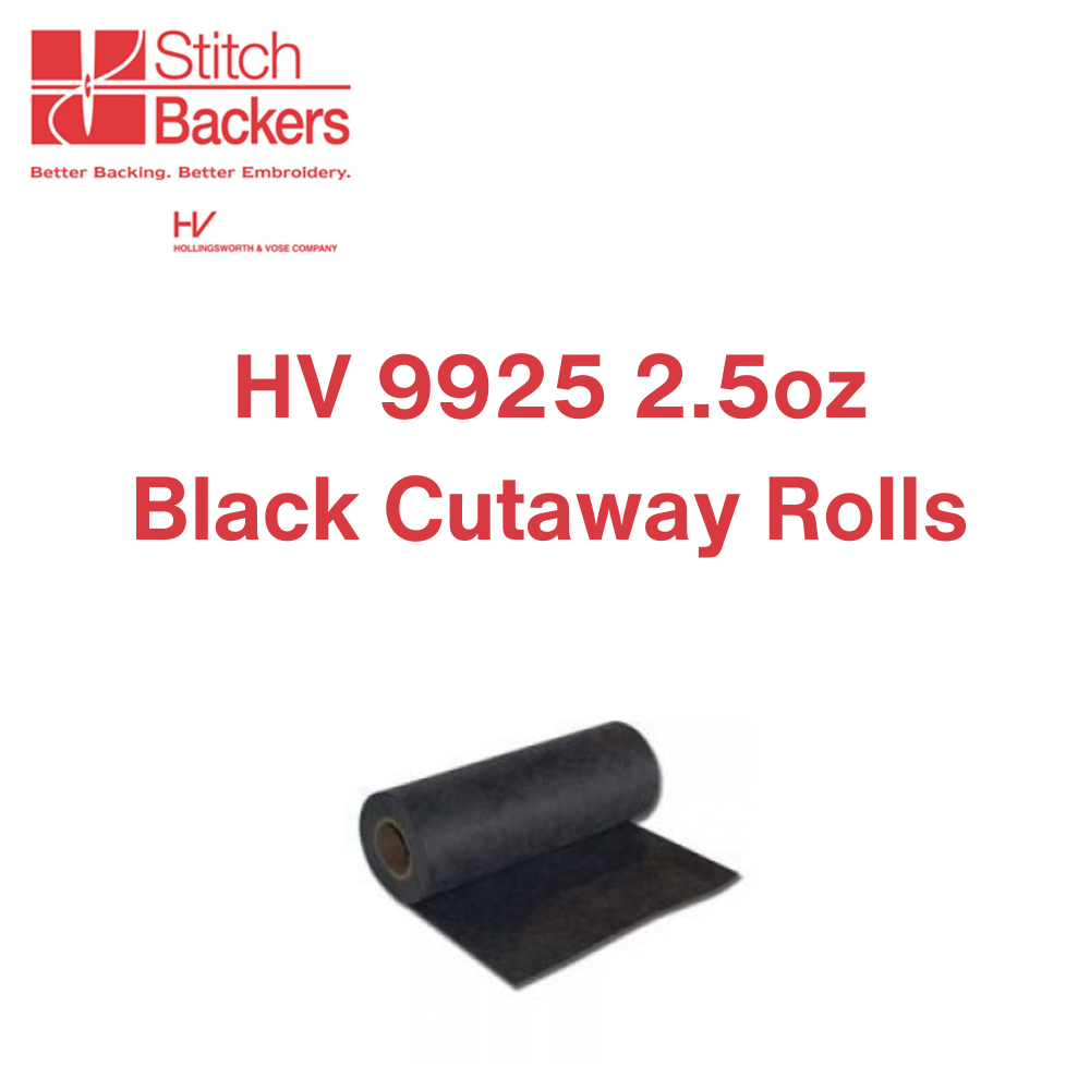 HV 9925 Black Cutaway Rolls 2.5oz