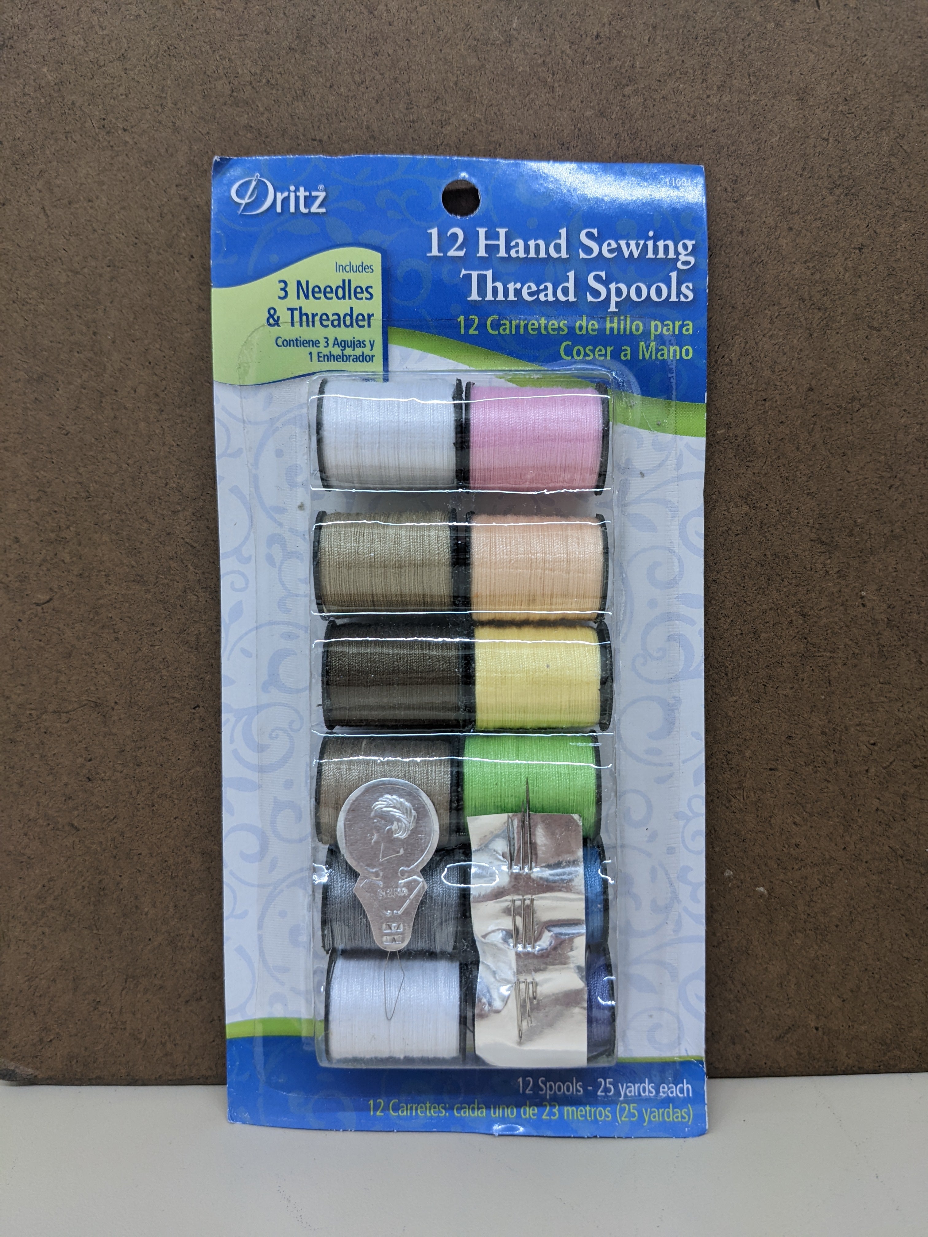 Dritz 12 Hand Sewing Thread Spools