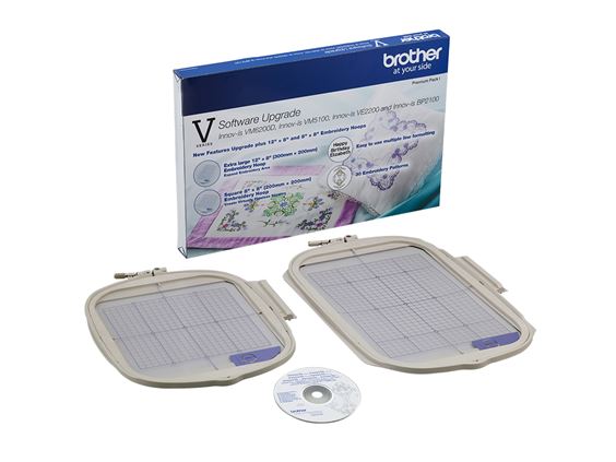 Brother SAVRVUGK1 V-Series Software Upgrade with 12”x8” & 8”x8” Frames