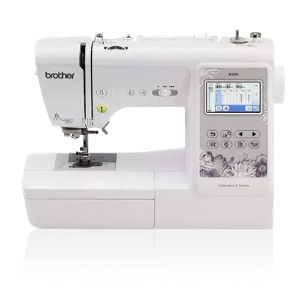Brother SE600 Computerized Sewing and Embroidery Machine 4"x4"