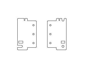 Mighty Hoop PR or BabyLock 8x13 Brackets Only
