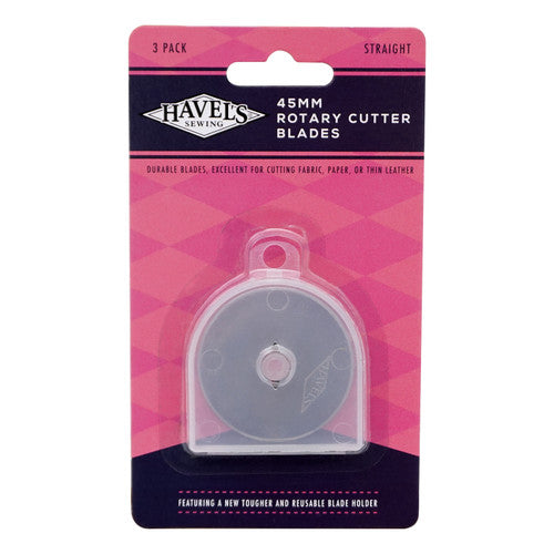 Havel's 45mm Rotary Cutter Blades 3 Pack