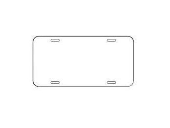 License Plate for Vinyl Projects