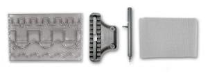 ACC-01-12545 or GC-PP-01 Basic Set: Plastic Pattern Perfect: 10 Templates, 8 Designs, with 4 Patterns on Each Side +Pen Stylus for Frames with Table Inserts