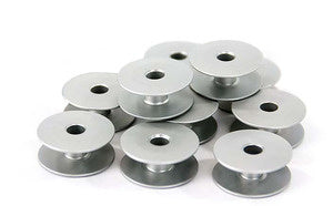 Grace M-Class Lightweight Metal Aluminum Bobbins 10Pk for Qnique, Block Rocket 14+15, 21"and Brother Dream Quilter DQLT 15" Longarm Quilting Machines