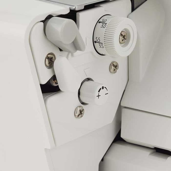 Juki MO2800 2/3/4 Air Threading Overlock with Differential Feed and Rolled Hem
