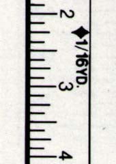 Yard Good Ruler 36” Vertical