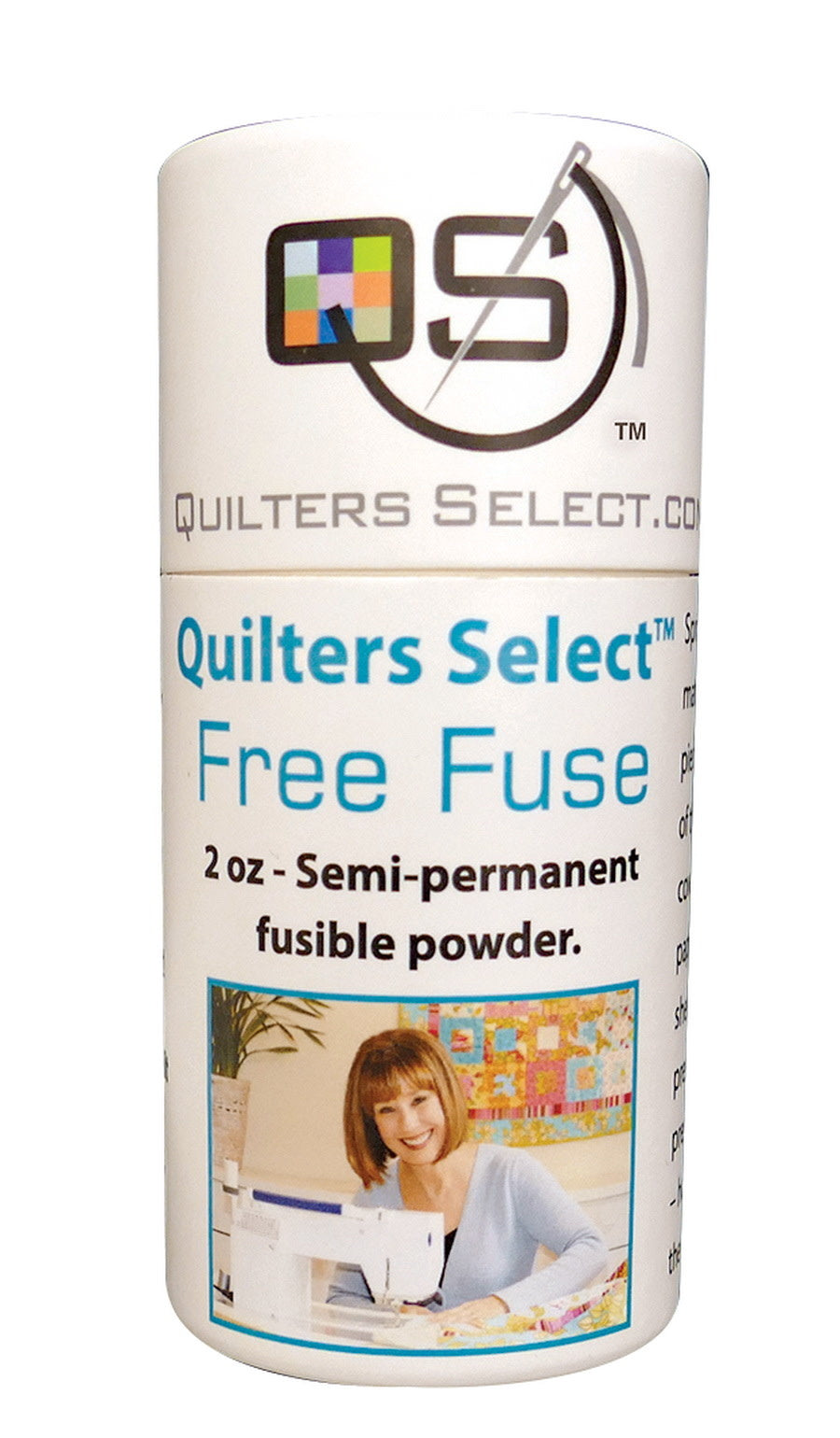 Quilter's Select Free Fuse Basting Powder - 2 Oz Dispenser Tube