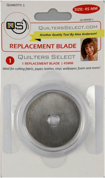 Quilter's Select Rotary Cutter - 45mm Replacement Blade - 1 pack