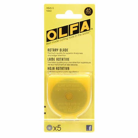OLFA Rotary Blade 45mm 5ct