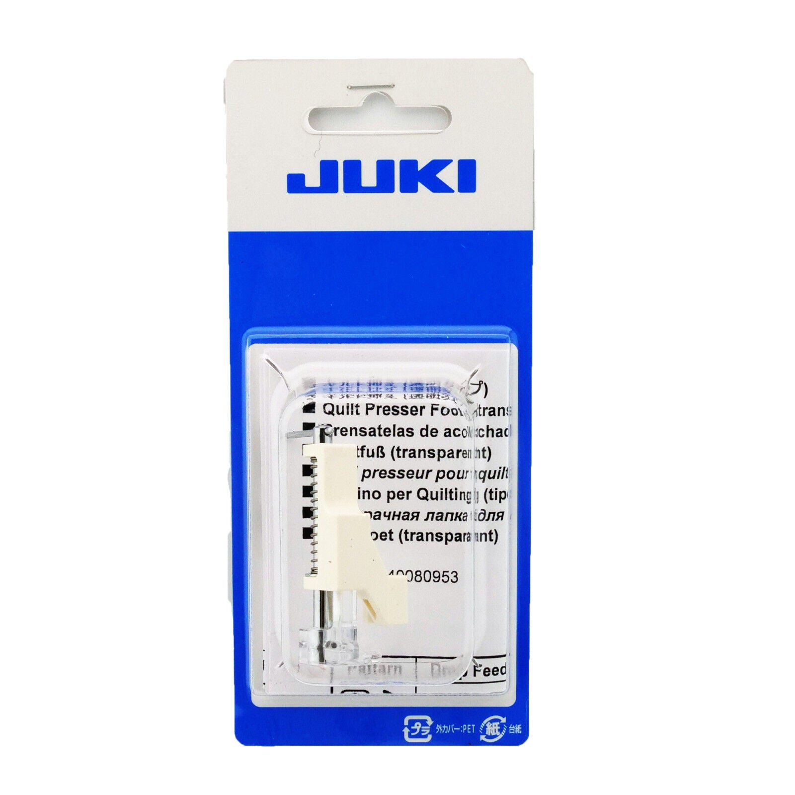 Juki Transparent Quilt Presser Foot (Zigzag type)