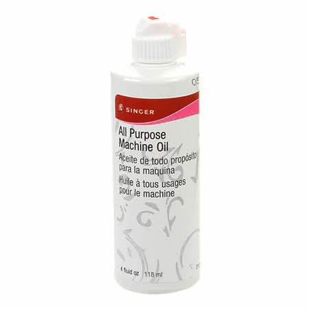 Singer Machine Oil Squeeze Bottle 4oz With Hang Tag