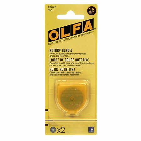 OLFA 28mm Rotary Blade 2 pack